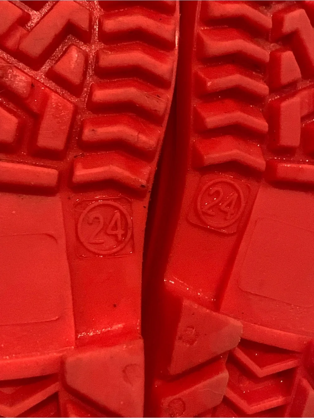 Kids Waterproof Red Pull-On Rain Boots
